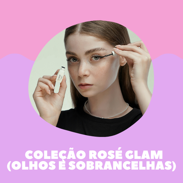 Coleção Rosé Glam (Olhos e Sobrancelhas)